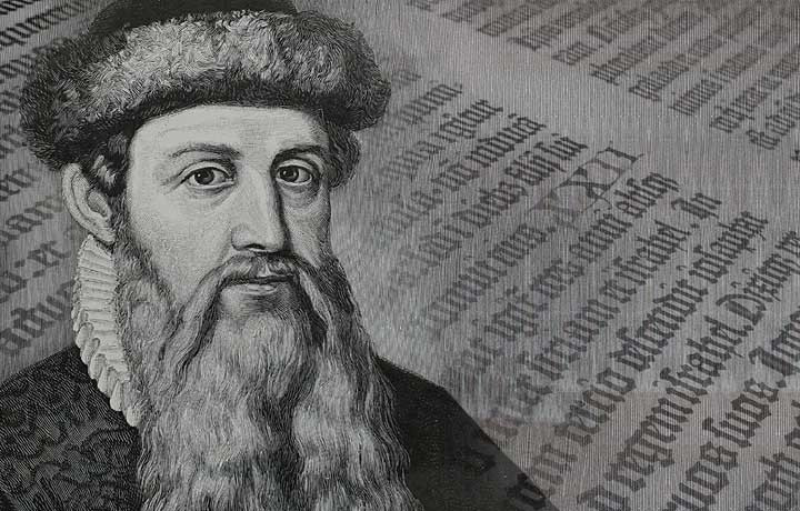 Johannes Gensfleisch zur Laden zum Gutenberg - Os Prelos Manuais Johannes Gensfleisch zur Laden zum Gutenberg - Os Prelos Manuais