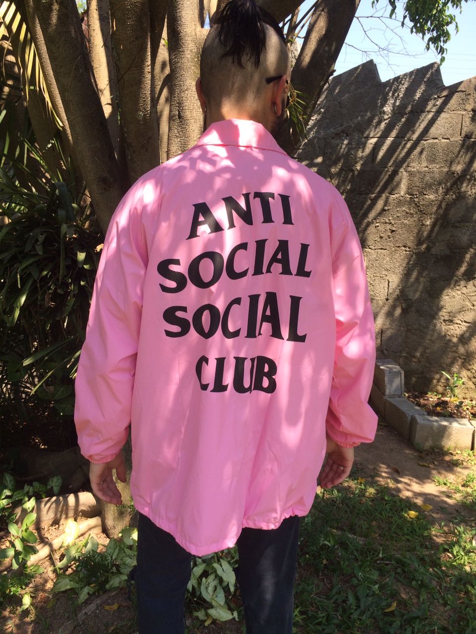 moletom anti social club rosa