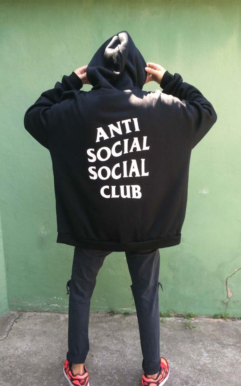 moletom anti social social club rosa