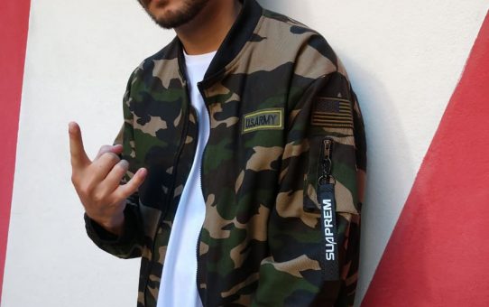 Jaqueta Bomber Camuflada - Verde